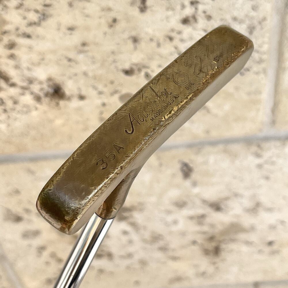 Acushnet Bullseye 35A Old Standard Putter LH Or RH Steel 35" (Bad Grip)